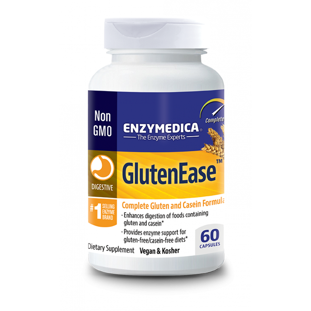Enzymedica GlutenEase™ with DPP-IV Activity -- 60 Capsules